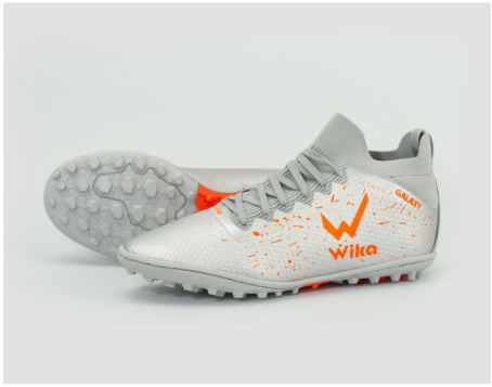 Giày đá bóng Wika Galaxy da microfiber giày đá banh khâu full đế ôm chân siêu bền